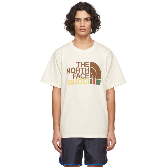 GUCCI OFF-WHITE THE NORTH FACE EDITION LOGO T-SHIRT