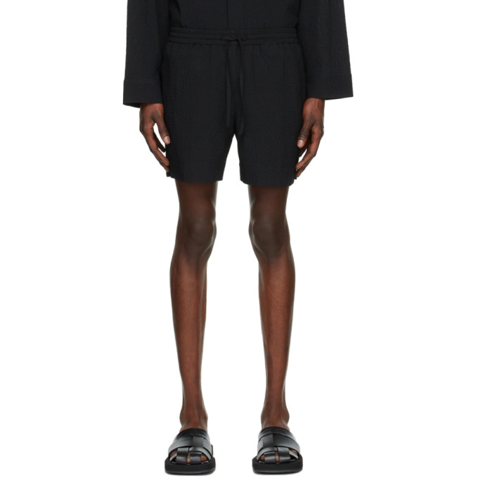 Le17septembre Ssense Exclusive Black Easy Shorts