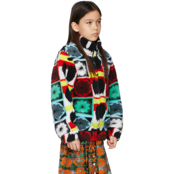 Shop Chopova Lowena Kids Multicolor Fleece Jacket