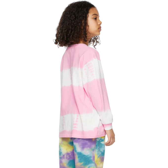 Shop Luckytry Kids Pink Tie-dye 'never Give Up' T-shirt