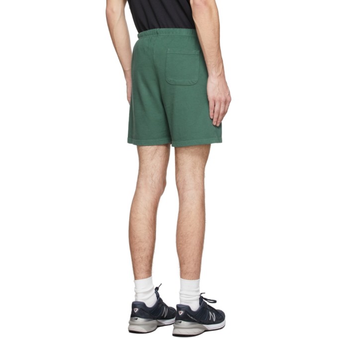 Shop Museum Of Peace And Quiet Green Ssense Exclusive Wordmark Shorts In Forest