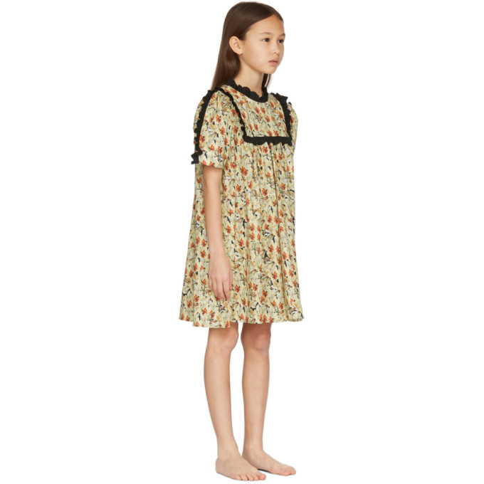 Shop Kika Vargas Kids Khaki Herthie Dress