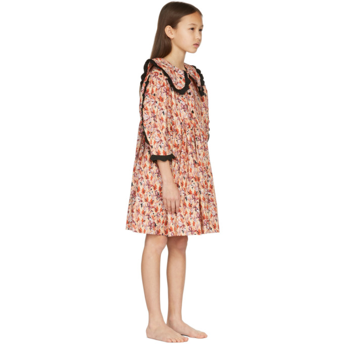 Shop Kika Vargas Kids Red Oli Dress