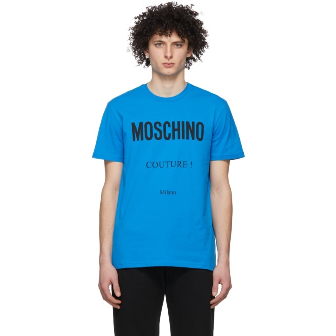 MOSCHINO BLUE 'MOSCHINO COUTURE' T-SHIRT