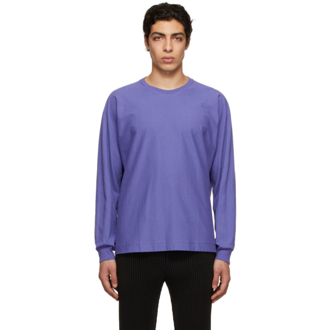 Issey Miyake Purple Release-t T-shirt In Blue