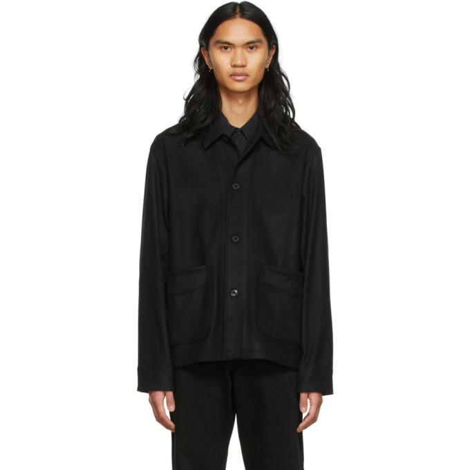 OUR LEGACY BLACK VIRGIN WOOL ARCHIVE BOX JACKET