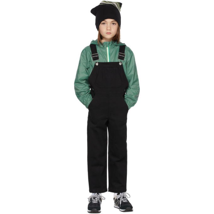 Kodomo Beams Kids Black Denim Dungarees