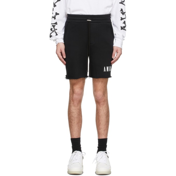 Amiri Black Core Logo Shorts