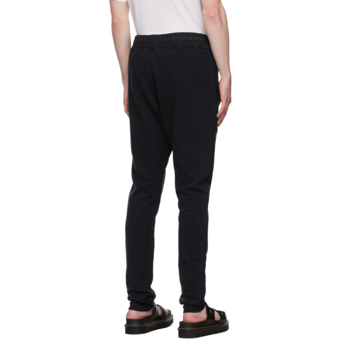 Shop Greg Lauren Black Basic Lounge Pants