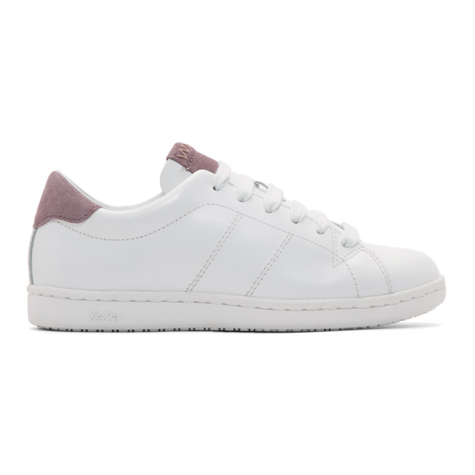 Visvim White & Purple Foley-Folk Sneakers