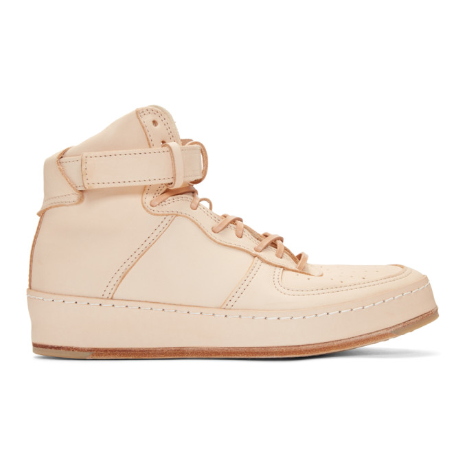 Hender Scheme Beige Manual Industrial Products 01 High-Top Sneakers