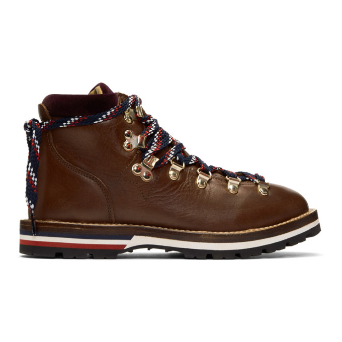 Moncler Brown Blanche Hiking Boots