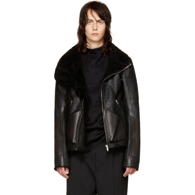 Rick Owens 2009 Gradient Lamb Leather Jacket - Black Outerwear, Clothing -  RIC40783