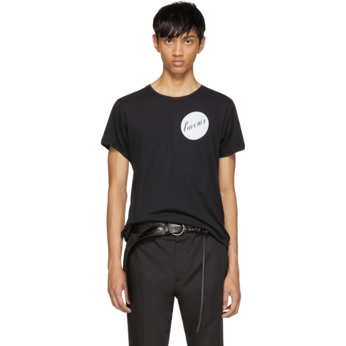 ANN DEMEULEMEESTER Black 'L'avenier' T-Shirt