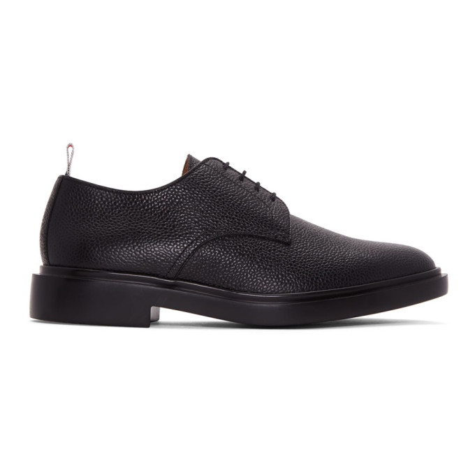 Thom Browne Black Rubber Sole Derbys