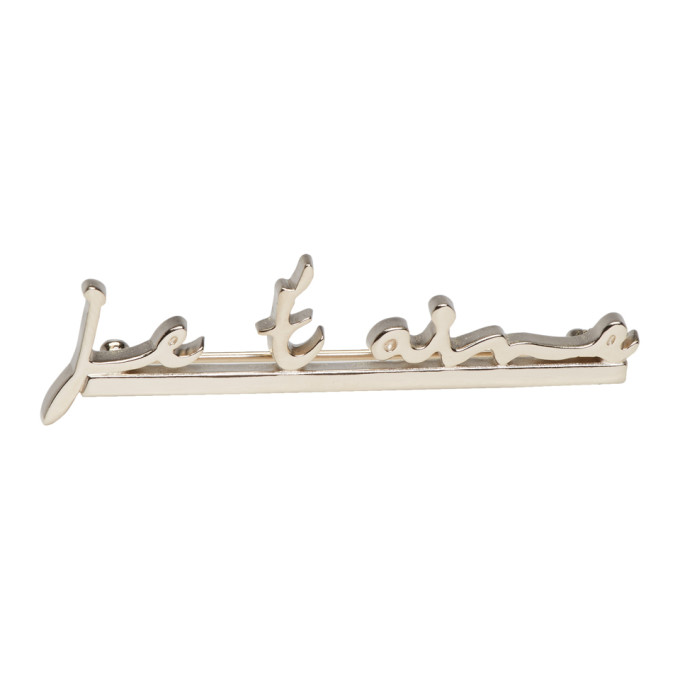 SAINT LAURENT SAINT LAURENT GOLD JE TAIME BROOCH