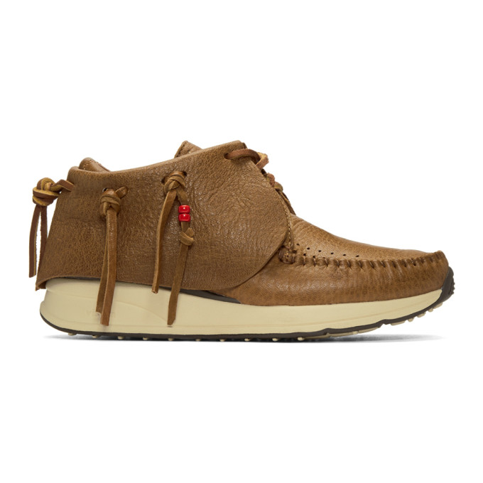 Visvim Brown FBT Moccasin Sneakers