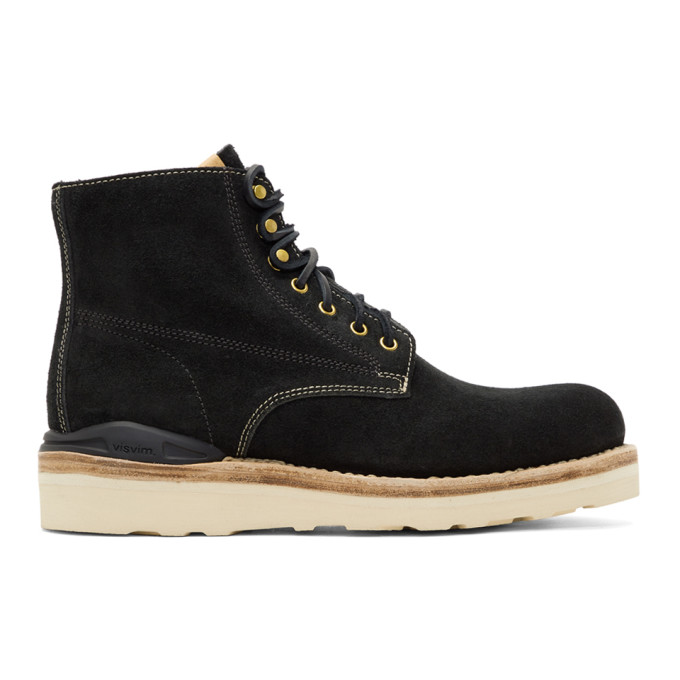 Visvim Black Suede Virgil Boots