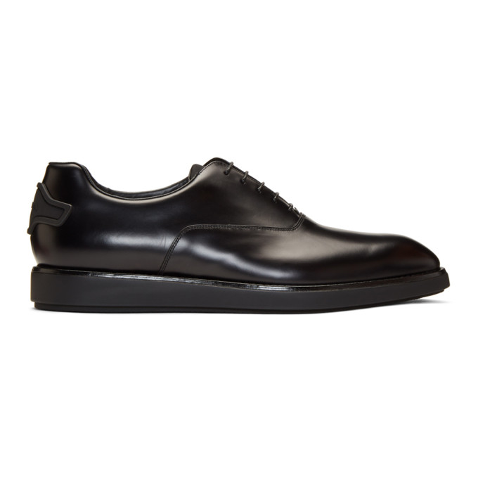 Prada Black Clean Oxfords