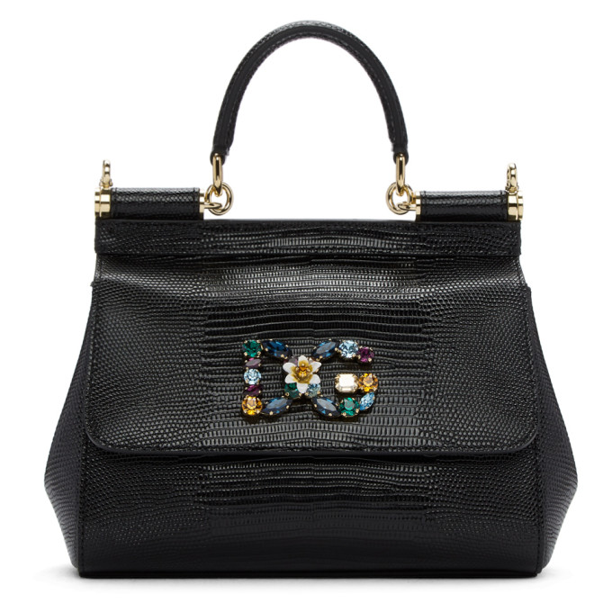 Dolce & Gabbana Black Small Miss Sicily Bag