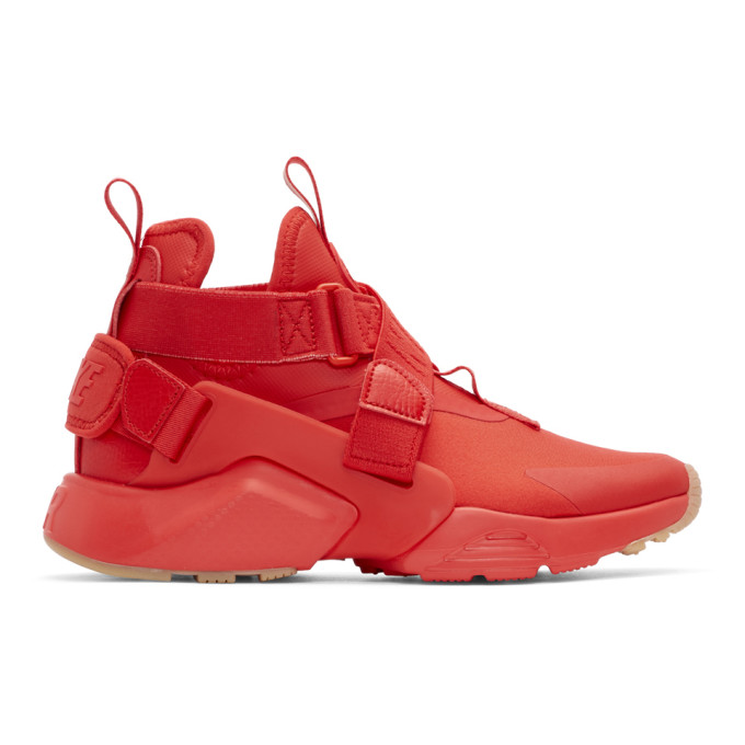 Nike Red Air Huarache City Sneakers