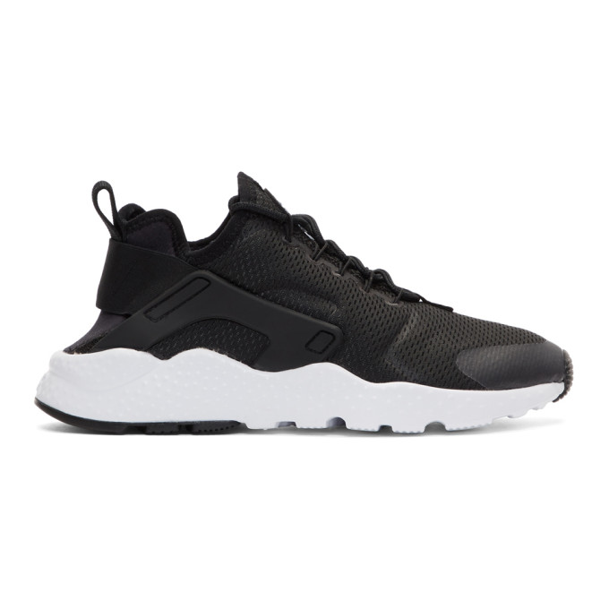 Nike Black Air Huarache Run Ultra Sneakers