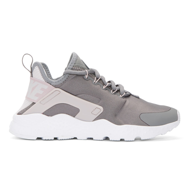 Nike Grey Air Huarache Run Ultra Sneakers