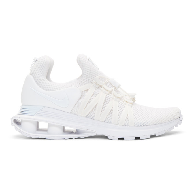 NIKE NIKE WHITE SHOX GRAVITY SNEAKERS