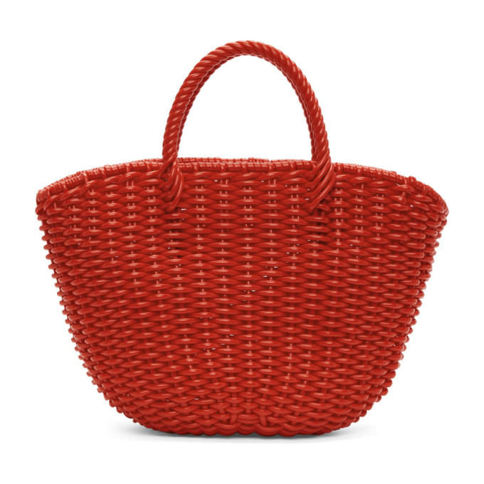Beautiful People Red PVC Mini Tote