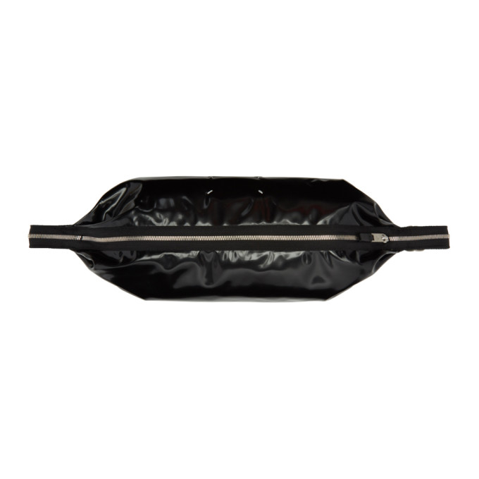 Maison Margiela Black Vinyl Belted Bag