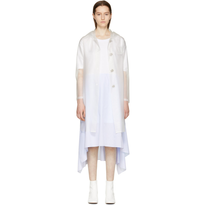 MM6 Maison Martin Margiela Transparent Plastic Raincoat
