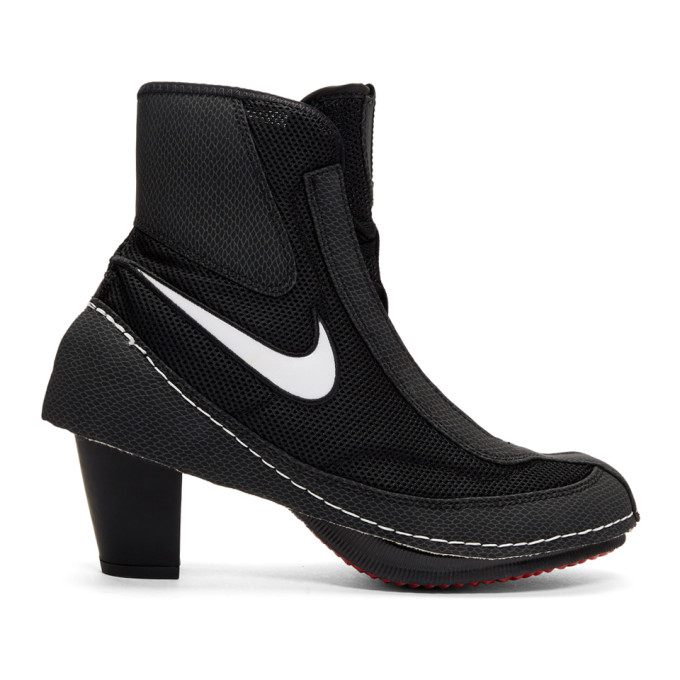 Comme des Garcons Black Nike Edition Heeled Boxing Boots