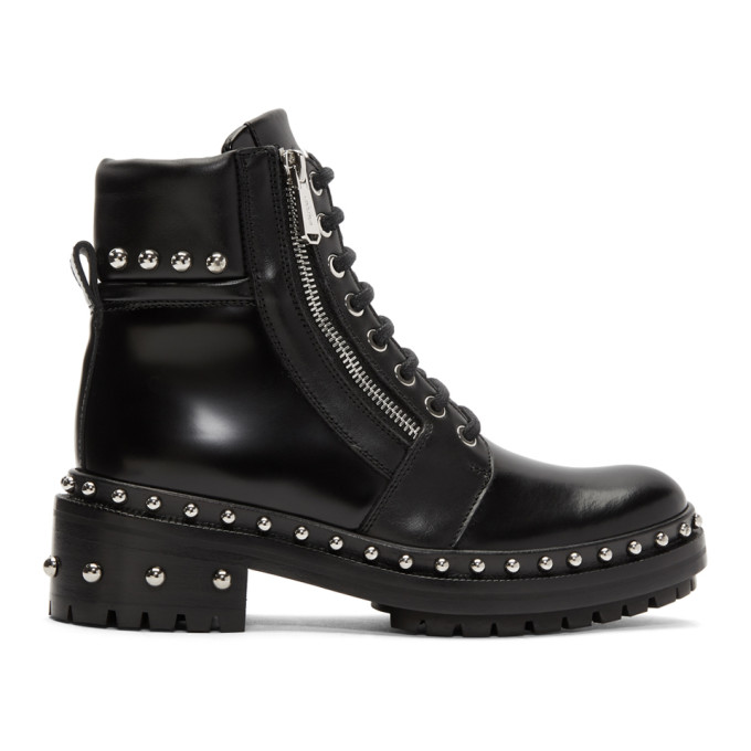 Balmain Black Army Ranger Boots