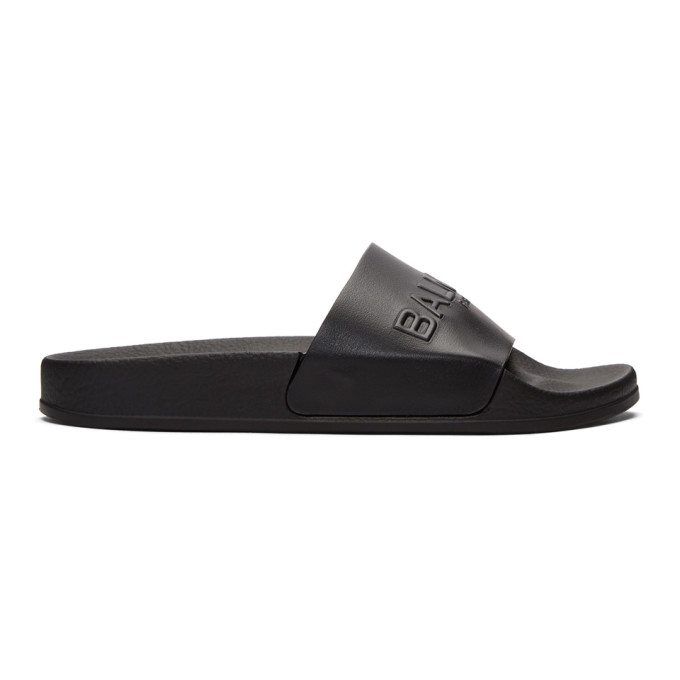 Balmain Black Calypso Sandals