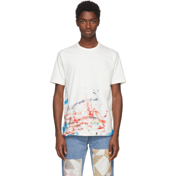 junya watanabe paint splatter jeans