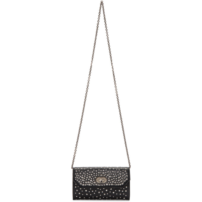Alexander McQueen Black Studs Wallet Bag