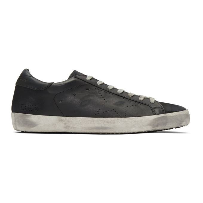 Golden Goose Black Skate Superstar Sneakers