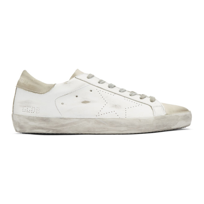 Golden Goose White Skate Superstar Sneakers