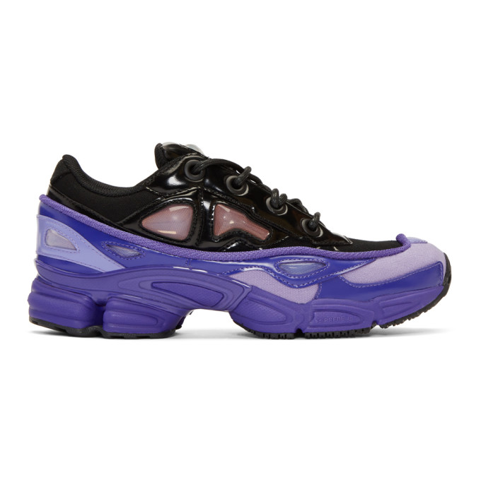 Raf Simons Purple & Black adidas Originals Edition Ozweego III Sneakers