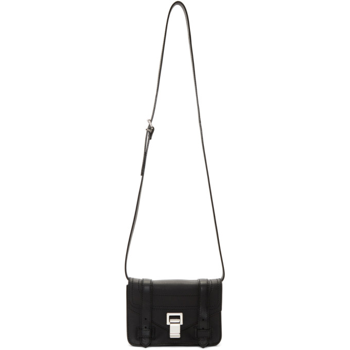 Proenza Schouler Black Mini PS1+ Satchel