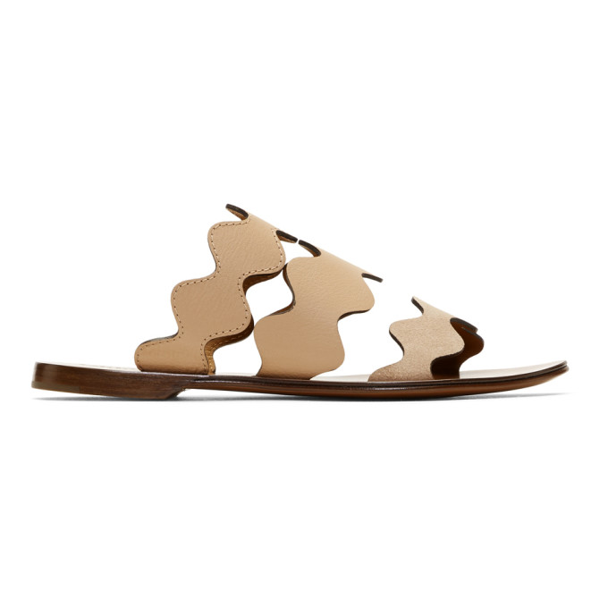 Chloe Pink Lauren Flat Sandals