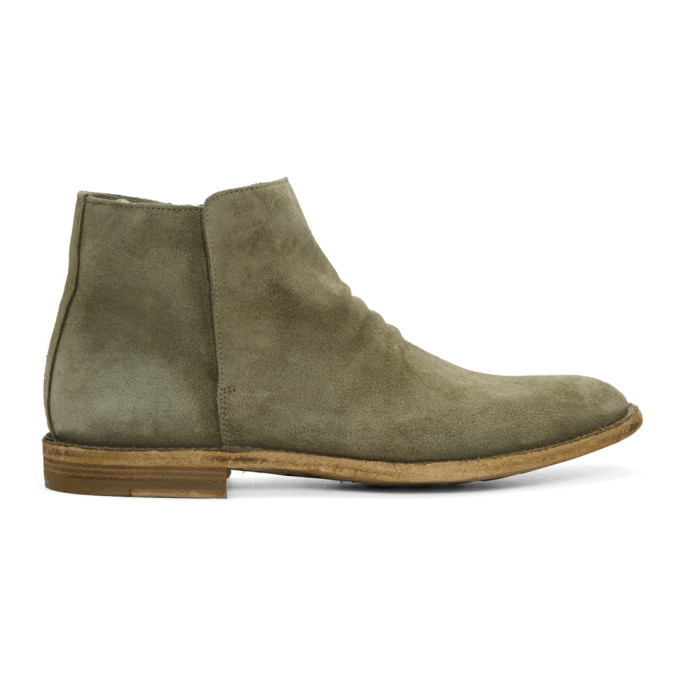 Officine Creative Taupe Suede Standard 19 Boots