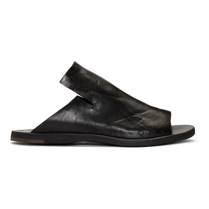 Officine Creative Black Kimolos 1 Sandals