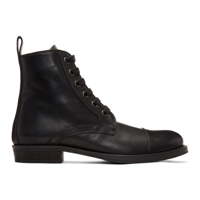 ann demeulemeester black boots