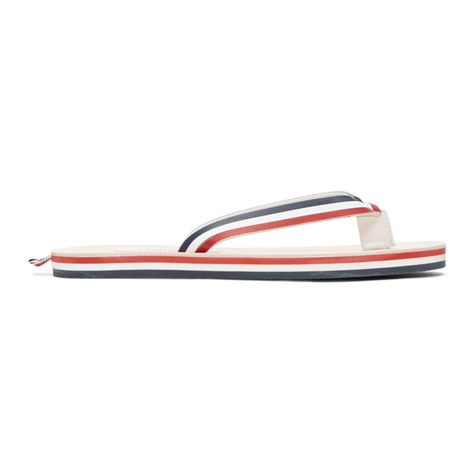Thom Browne Tricolor Leather Sandals