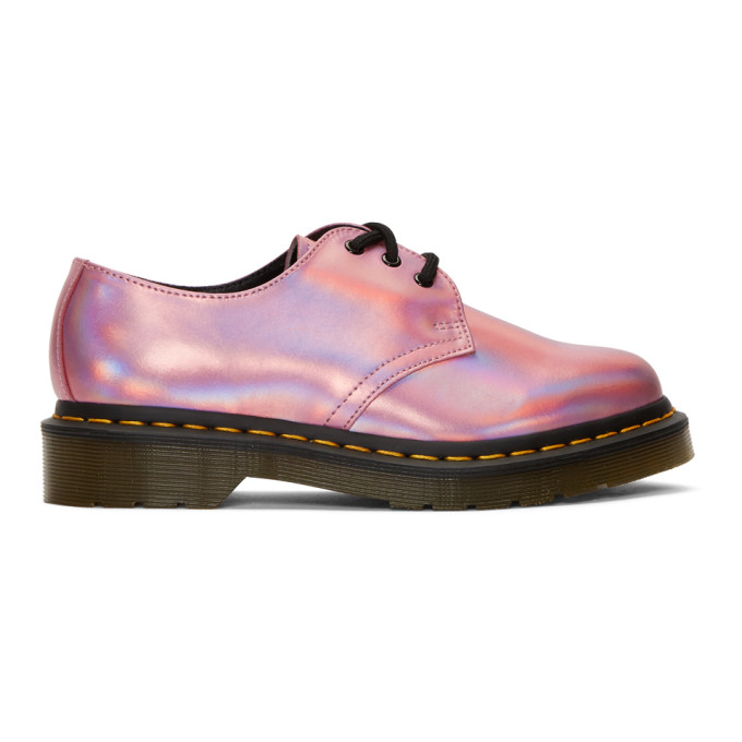 Dr. Martens Pink Iced Metallic 1461 Derbys