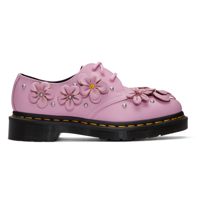 Dr. Martens Pink 1461 Flower Derbys