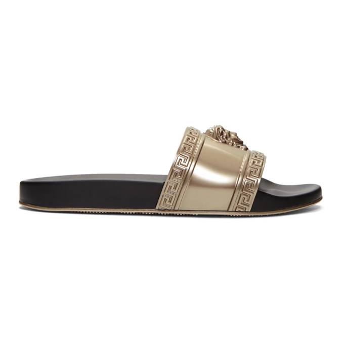 Versace Gold Medusa Pool Slides