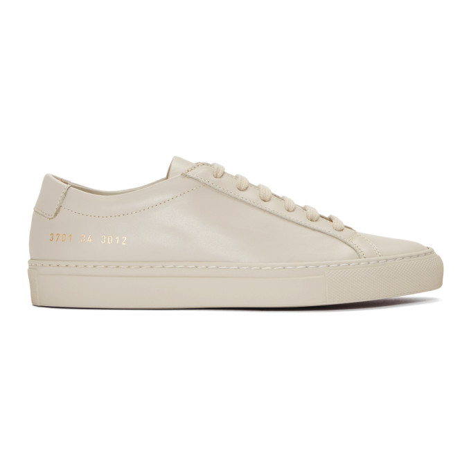 Woman by Common Projects Grey Original Achilles Low Sneakers