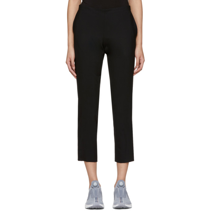 6397 Black Pull-On Trousers - 181446F087001